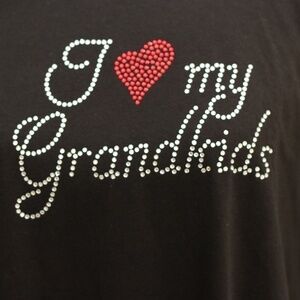 I love My Grandkids Rhinestone T-Shirt